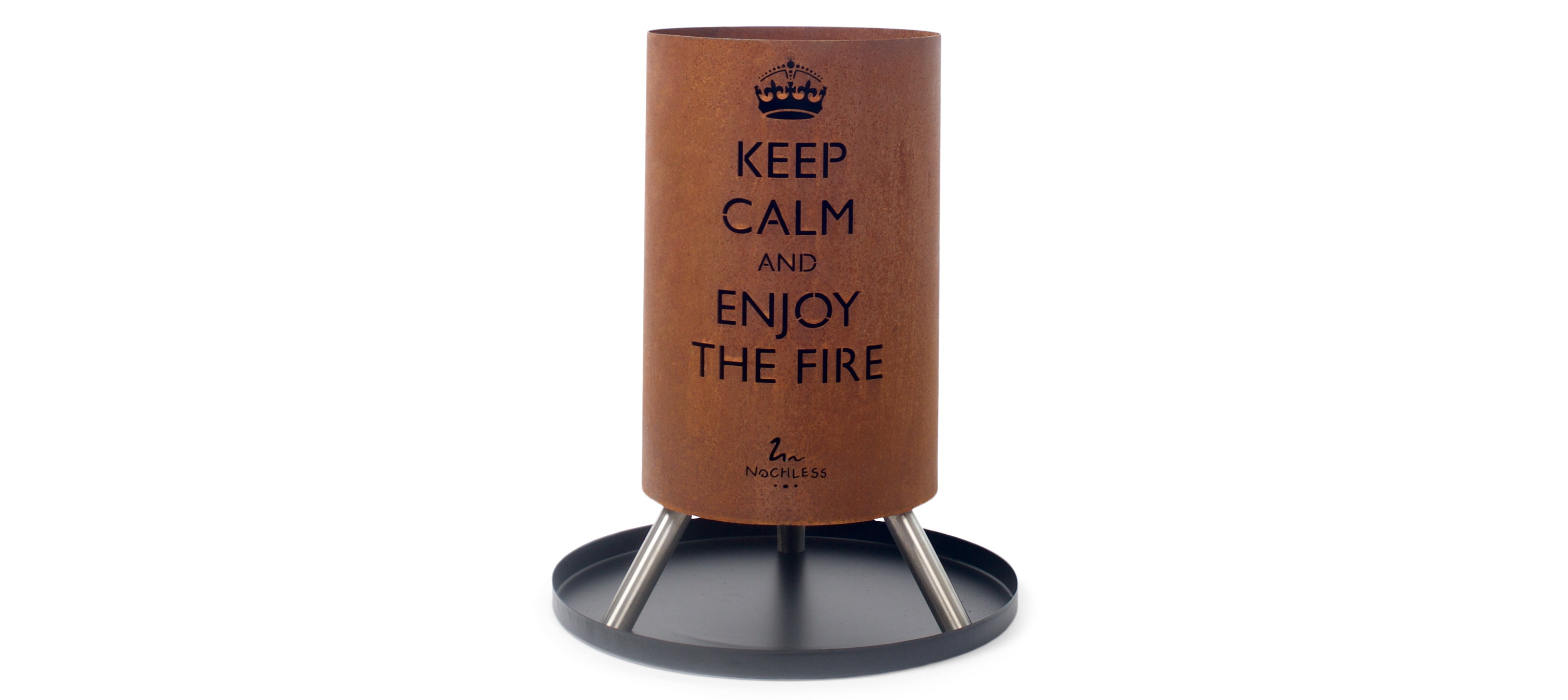 Nocheless XL fire basket with ash pan