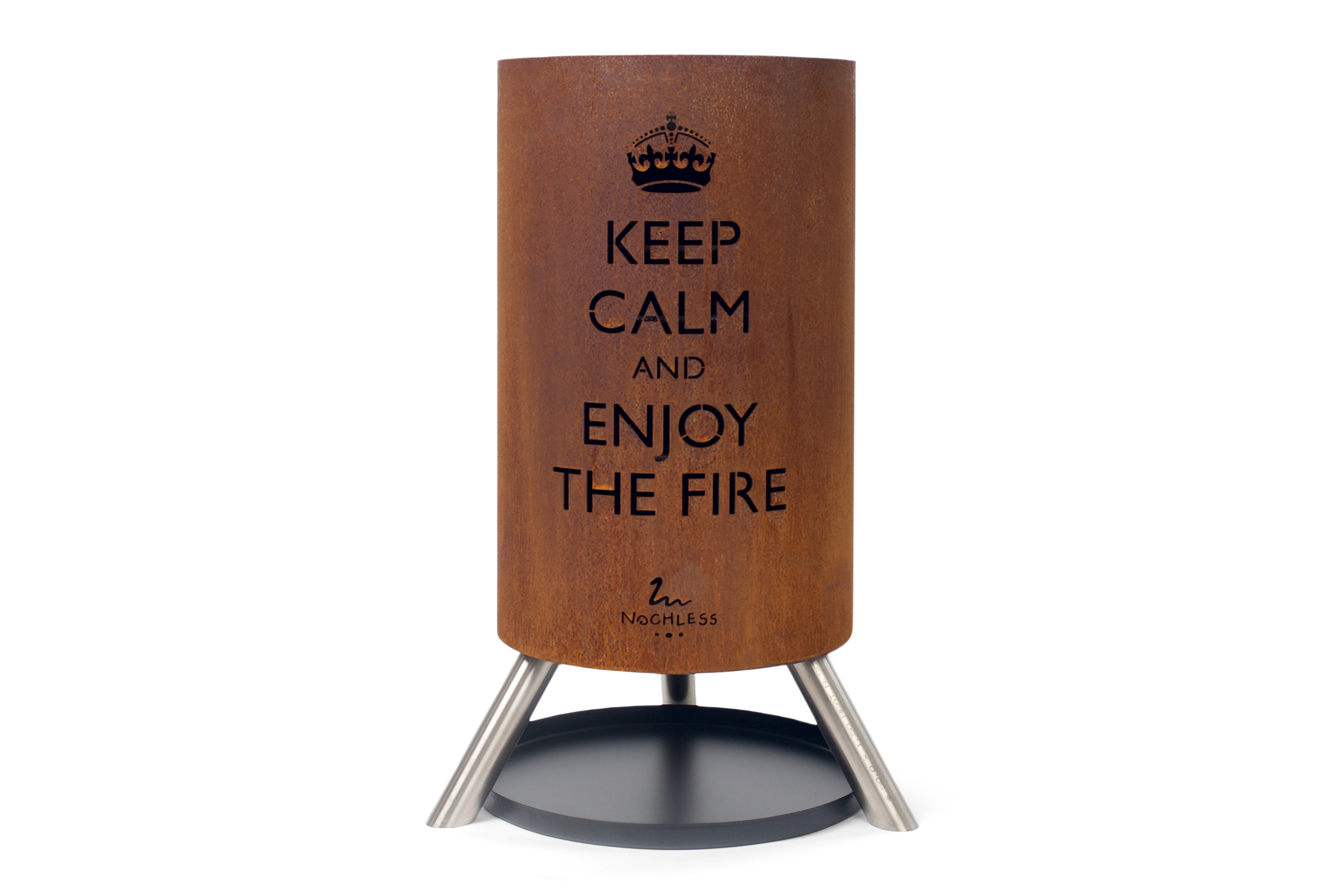 Nochless Fire Basket With ash pan